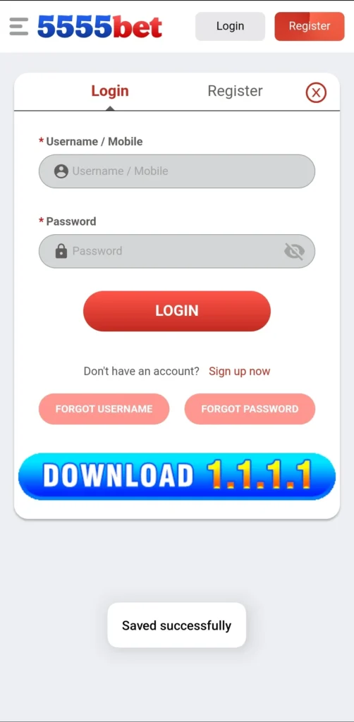 5555PAK Game Login